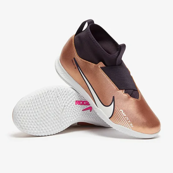Nike Børn Air Zoom Mercurial Superfly IX Academy IC - Metallic Copper/Metallic Copper Fodboldstøvler