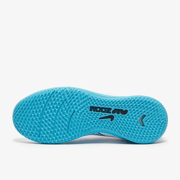 Nike Børn Air Zoom Mercurial Vapor XV Academy IC - Hvide/Baltic Blå/Lyserøde Blast Fodboldstøvler