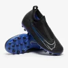 Nike Børn Phantom GX Academy DF AG - Sorte/Chrome/Hyper Royal Fodboldstøvler