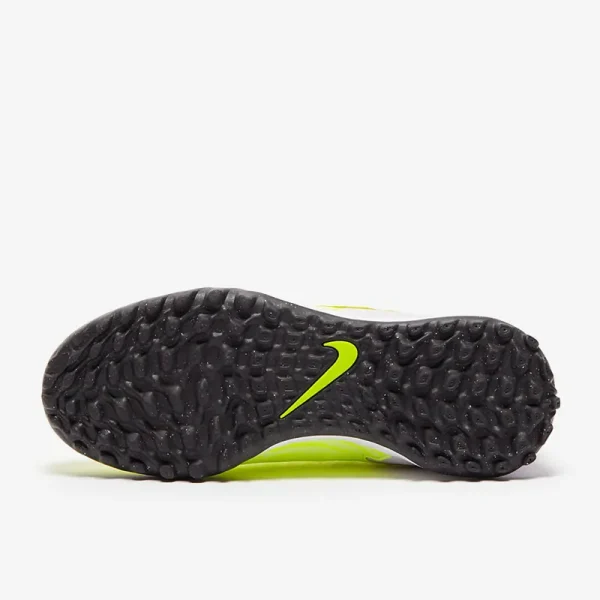 Nike Børn Phantom GX Academy DF TF - Barely Volt/Gridiron/Barely Grape Fodboldstøvler