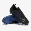 Nike Børn Phantom GX Academy MG - Sorte/Chrome/Hyper Royal Fodboldstøvler