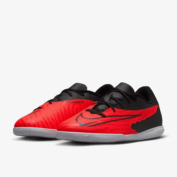 Nike Børn Phantom GX Club IC (GS) - Bright Crimson/Sorte/Hvide Fodboldstøvler