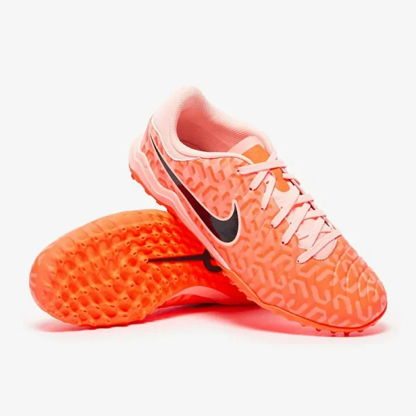 Nike Børn Tiempo Legend Academy NU TF - Guava Ice/Sorte/Total Orange Fodboldstøvler