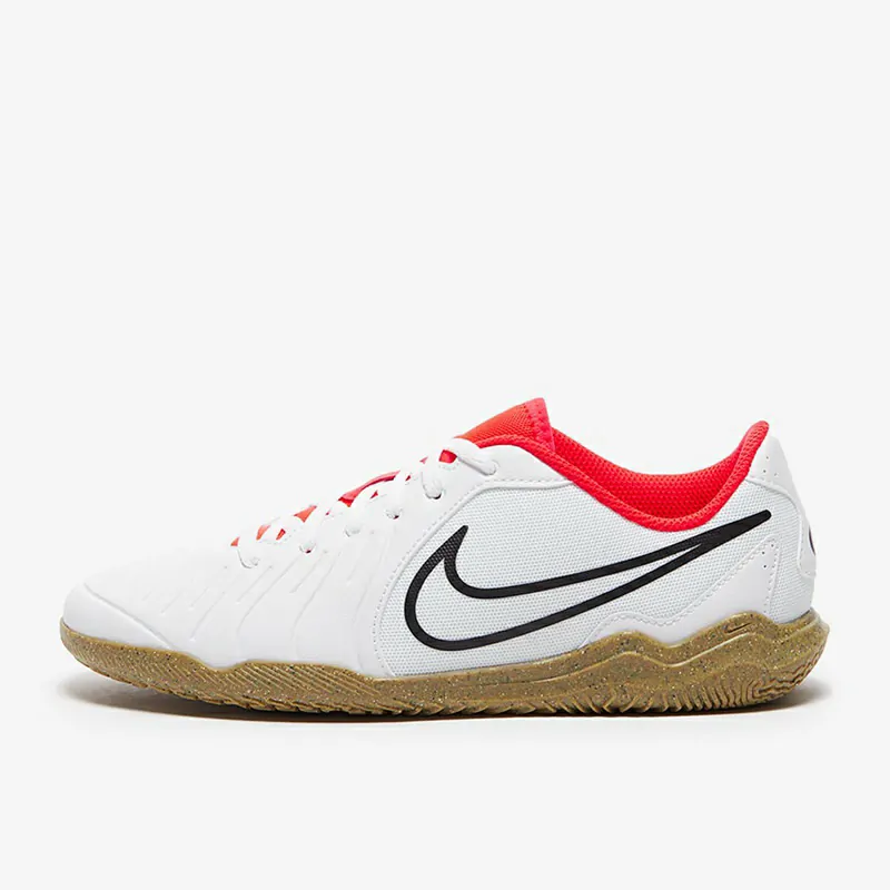 Nike Børn Tiempo Legend X Club IC - Hvide/Sorte/Bright Crimson Fodboldstøvler