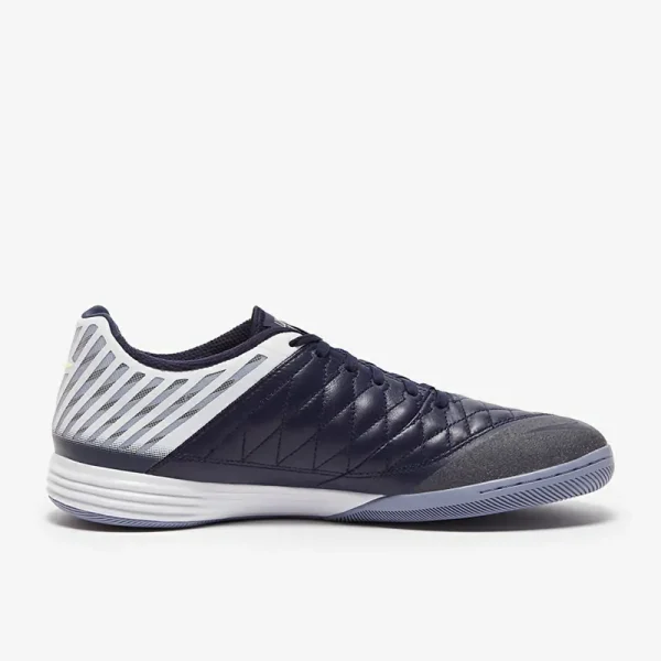 Nike LunarGato II IC - Hvide/Barely Volt/Sorteened Blå Fodboldstøvler