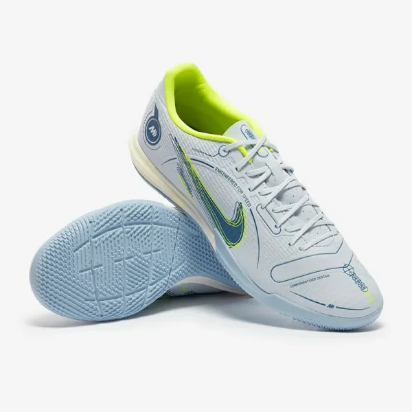Nike Mercurial Vapor XIV Academy IC - Football Grå/Sorteened Blå Fodboldstøvler