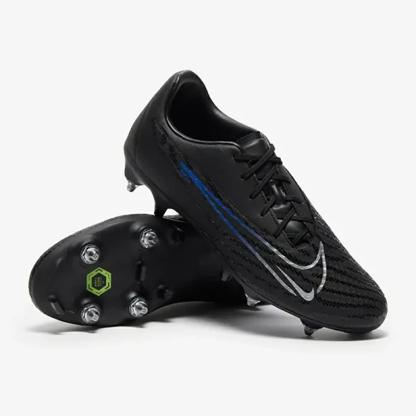 Nike Phantom GX Academy SG-Pro Anti-Clog - Sorte/Chrome/Hyper Royal Fodboldstøvler