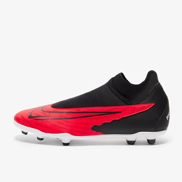 Nike Phantom GX Club DF FG/MG - Bright Crimson/Sorte/Hvide Fodboldstøvler
