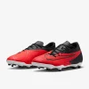Nike Phantom GX Club FG/MG - Bright Crimson/Sorte/Hvide Fodboldstøvler