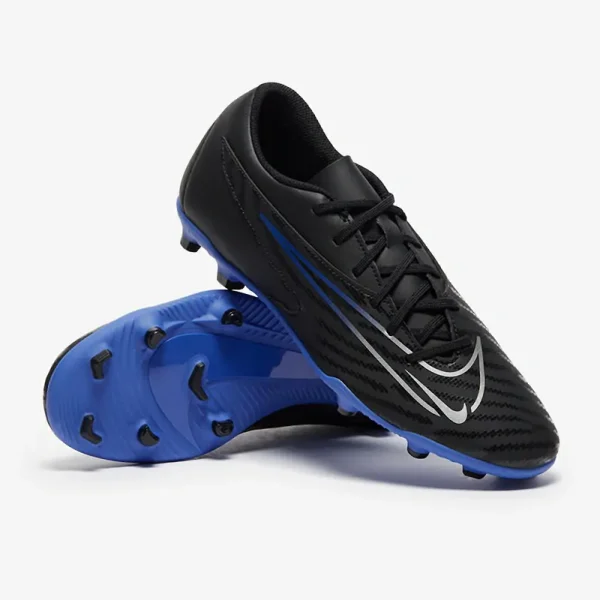 Nike Phantom GX Club FG/MG - Sorte/Chrome/Hyper Royal Fodboldstøvler