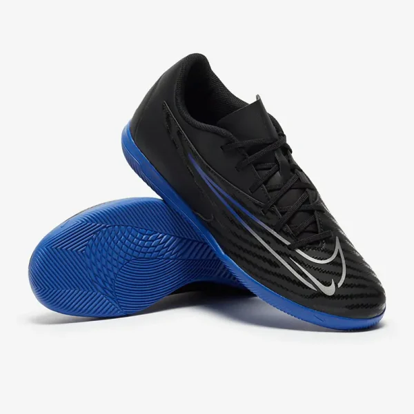 Nike Phantom GX Club IC - Sorte/Chrome/Hyper Royal Fodboldstøvler