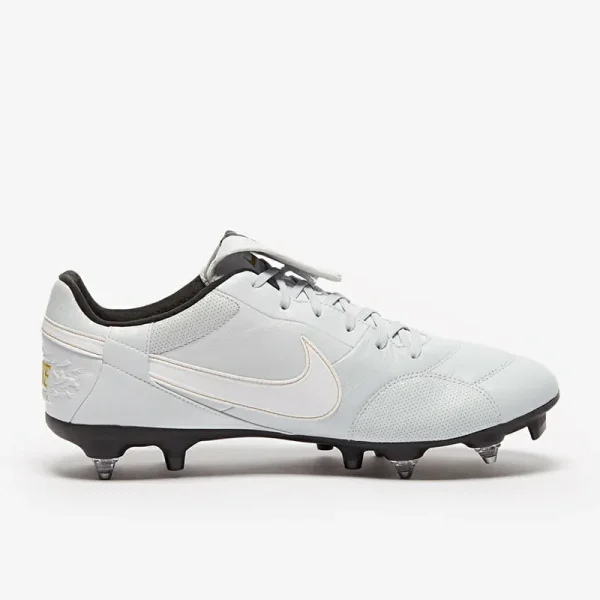 Nike The Premier III SG-Pro Anti-Clog - Pure Platinum/Hvide/Sorte Fodboldstøvler