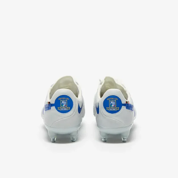 Nike Tiempo Legend IX Elite x Made in Italy Pro-SG Anti-Clog - Hvide/Game Royal/Metallic Sølv Fodboldstøvler