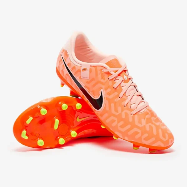 Nike Tiempo Legend X Academy NU MG - Guava Ice/Sorte/Total Orange Fodboldstøvler