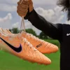 Nike Tiempo Legend X Elite NU FG - Guava Ice/Sorte/Total Orange Fodboldstøvler