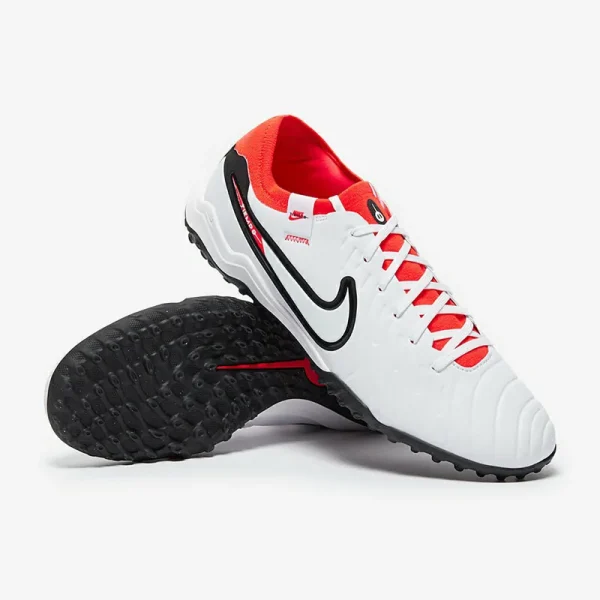 Nike Tiempo Legend X Pro TF - Hvide/Sorte/Bright Crimson Fodboldstøvler