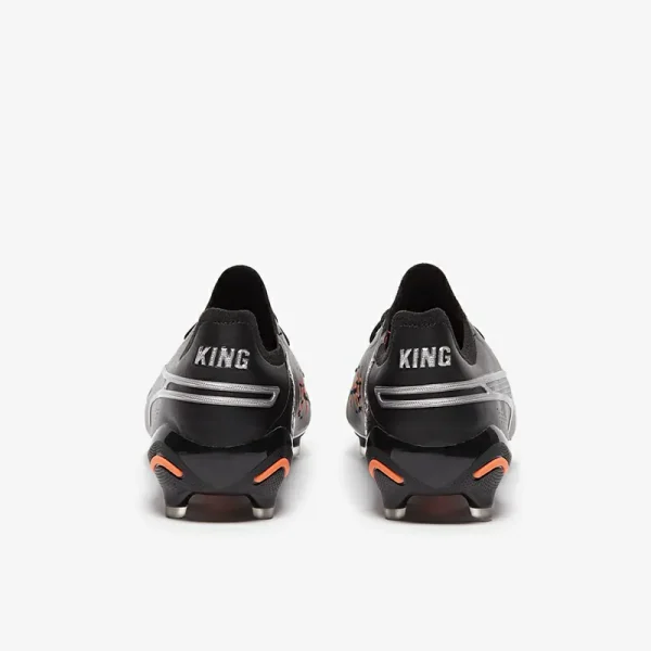 Puma King Ultimate FG/AG - Puma Sorte/Sølv/Puma Ultra Orange Fodboldstøvler