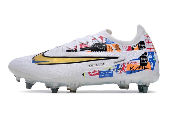 Nike Phantom GX Elite SG Fodboldstøvler - Hvidt guld