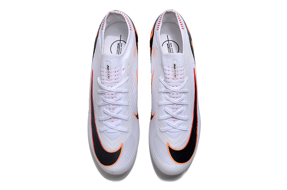 Nike Air Zoom Mercurial Vapor XV Elite FG Fodboldstøvler - Hvid Sort Orange