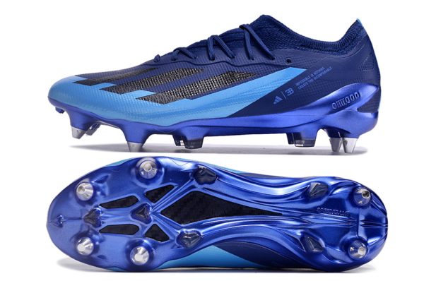 Adidas X Crazyfast1 SG Fodboldstøvler - Blå 4