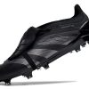 ADIDAS PREDATOR ACCURACY+ FG Fold over tungen Fodboldstøvler - Sort Sølv