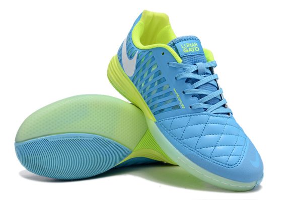 Nike 5 Lunar Gato II IC Fodboldstøvler -Blågrøn