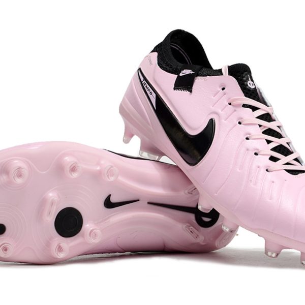 NikeTiempo Legend 10 Elite FG Fodboldstøvler - lyserød sort
