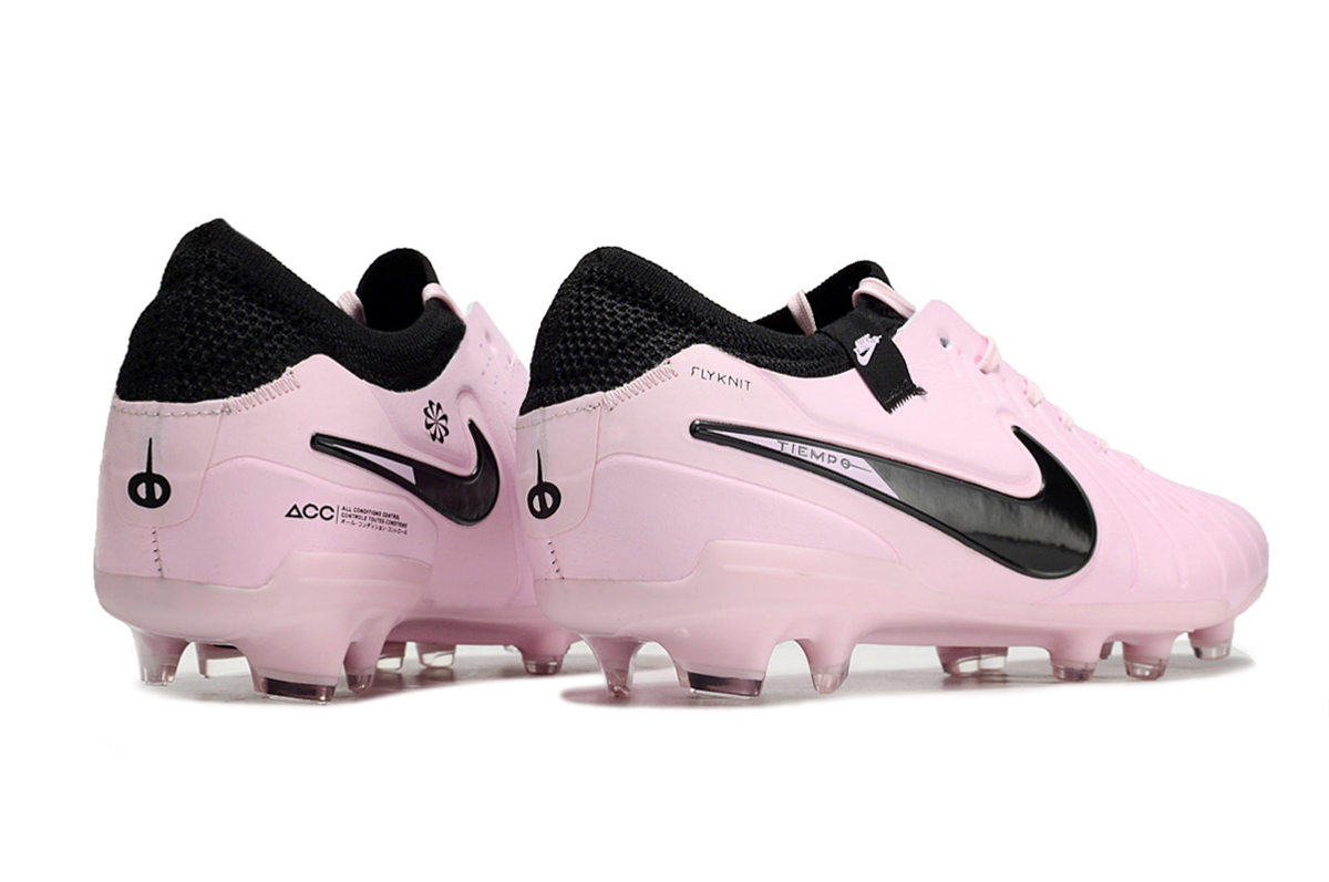 NikeTiempo Legend 10 Elite FG Fodboldstøvler - lyserød sort