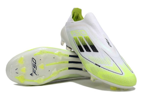 Adidas F50 FG Fodboldstøvler - Hvid grøn