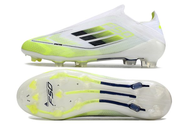 Adidas F50 FG Fodboldstøvler - Hvid grøn