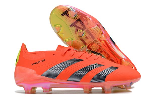 Adidas Predator Elite Tongue FG Fodboldstøvler - Orange Sølv